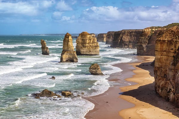 Jane Rix: The Twelve Apostles Seascape by Jane Rix