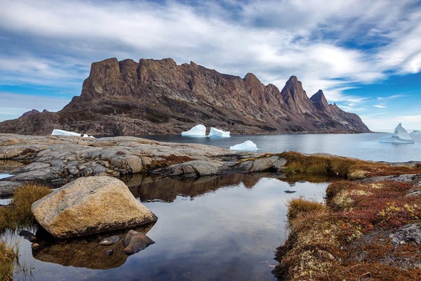 Greenland: Bear Island Landscape, Greenland by Jane Rix