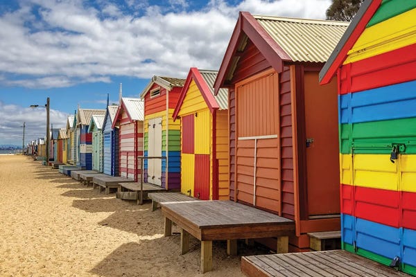 Beach Huts, Melbourne
