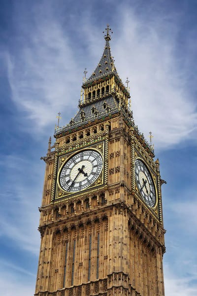 England: The Elizabeth Tower And Big Ben, London by Jane Rix