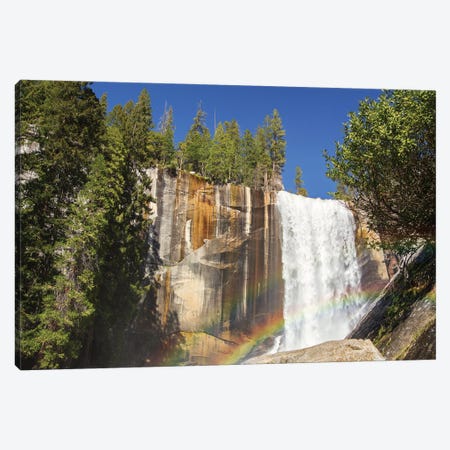 Vernal Falls Double Rainbow, Yosemite, Usa Canvas Print #JRX72} by Jane Rix Canvas Print
