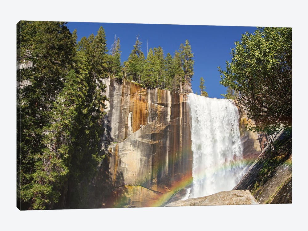Vernal Falls Double Rainbow, Yosemite, Usa by Jane Rix 1-piece Canvas Art