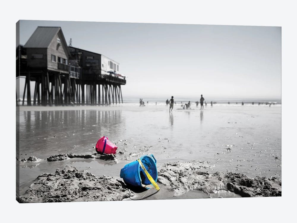 Lazy Days Of Summer, Old Orchard Beach by Jane Rix 1-piece Canvas Artwork