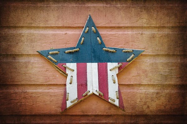 Jane Rix: Vintage Usa Star by Jane Rix