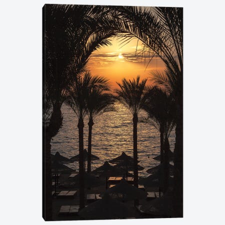 Sunrise Over The Red Sea, Egypt Canvas Print #JRX9} by Jane Rix Canvas Artwork