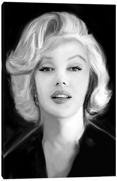 Marilyn's Whisper Canvas Art Print - Marilyn Monroe