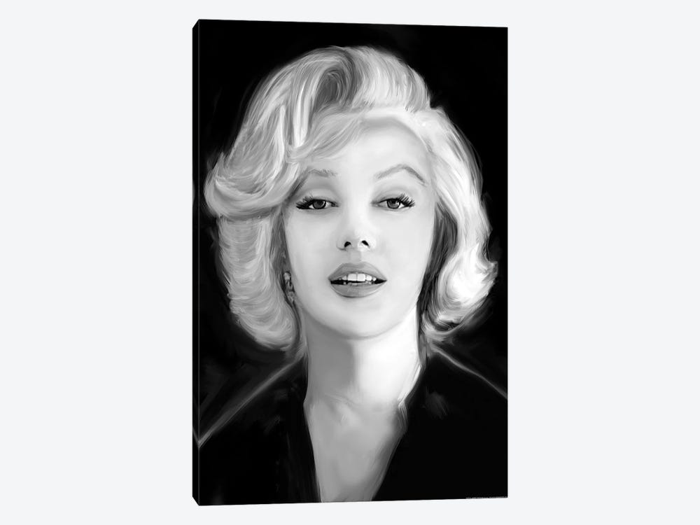 Marilyn's Whisper by Jerry Michaels 1-piece Canvas Wall Art
