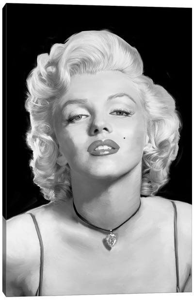 Look Of Love Canvas Art Print - Marilyn Monroe
