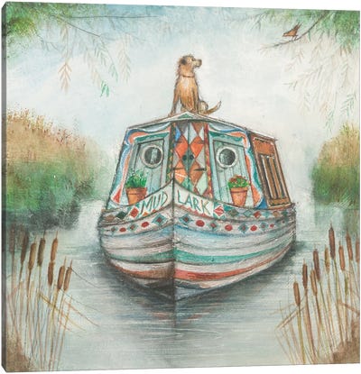 Mudlark Canvas Art Print - Marsh & Swamp Art