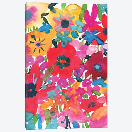 Vibrant Floral I Canvas Print #JSB22} by Jessica Bruggink Canvas Print