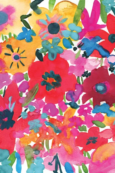 Pink Light Studio: Vibrant Floral I by Jessica Bruggink