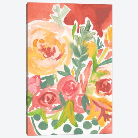 Birthday Blooms Canvas Print #JSB30} by Jessica Bruggink Canvas Art