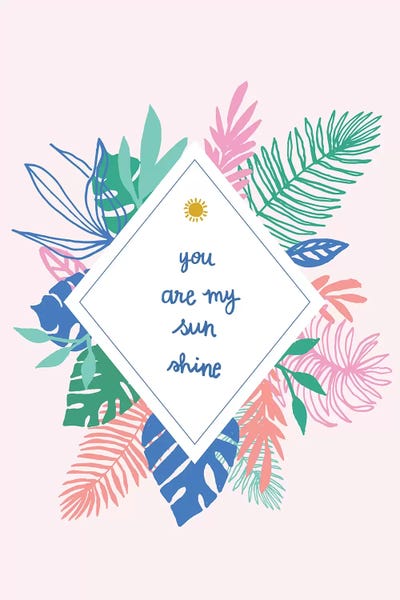 Tropical Paradise by Jessica Bruggink framed wall art