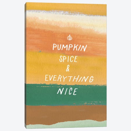 Pumpkin Spice Canvas Print #JSB3} by Jessica Bruggink Canvas Wall Art