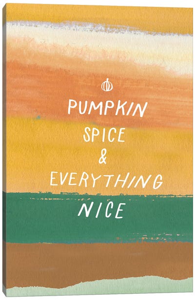 Pumpkin Spice Canvas Art Print - Jessica Bruggink