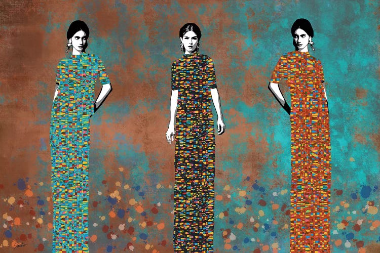 Three Feaces by Jose Cacho wall art