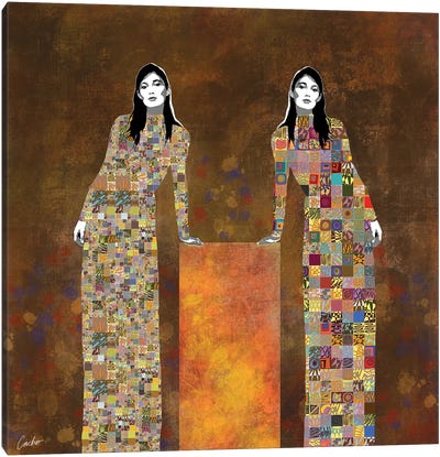 Turn It Around Again Canvas Art Print - All Things Klimt