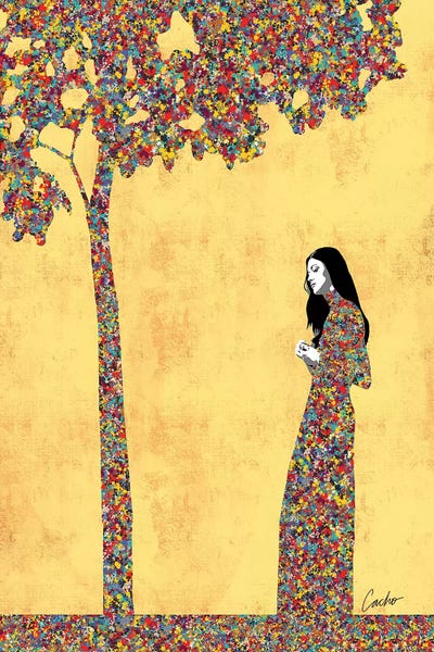 Reconstruction by Jose Cacho framed canvas print