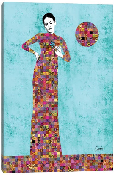 Do Not Forget Me Canvas Art Print - All Things Klimt