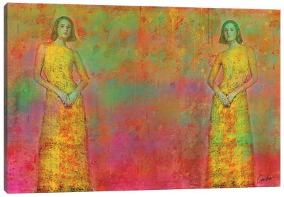The Ladies Of The Earth Canvas Art Print - Artists Like Klimt