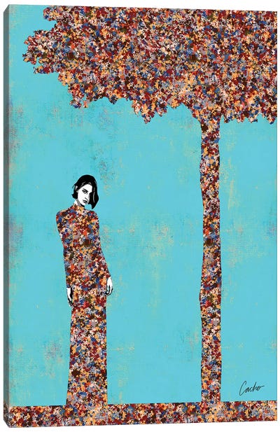Expert Flirting Canvas Art Print - All Things Klimt