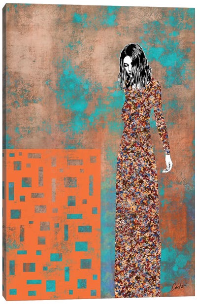 La Entrada Canvas Art Print - Artists Like Klimt