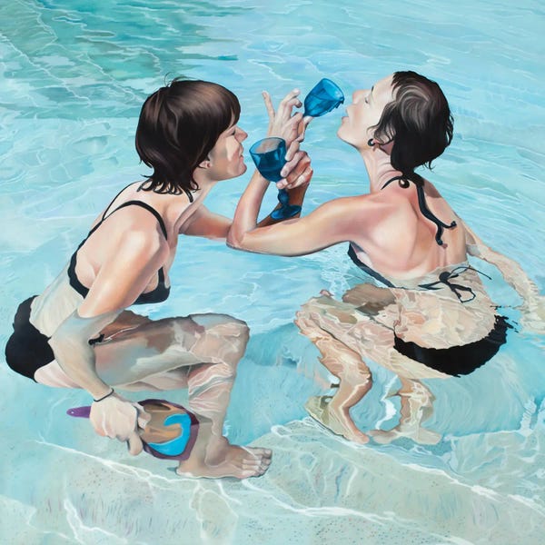 Women's Swimsuits: Cup Poker by Josep Moncada