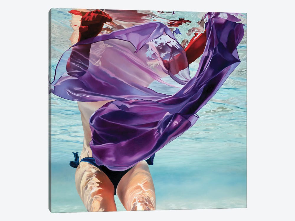Plunged Inside .. What You Think You Knew by Josep Moncada 1-piece Canvas Print