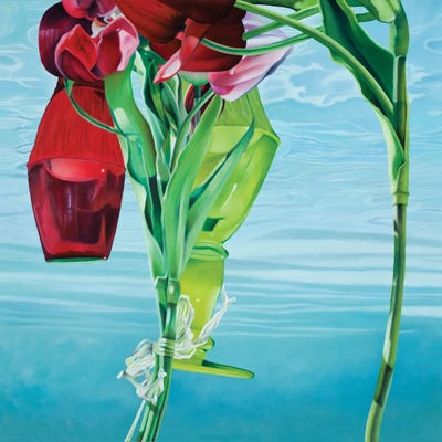 Silence Runs Through You, Floods You And Doesn'T Hurt You by Josep Moncada art print