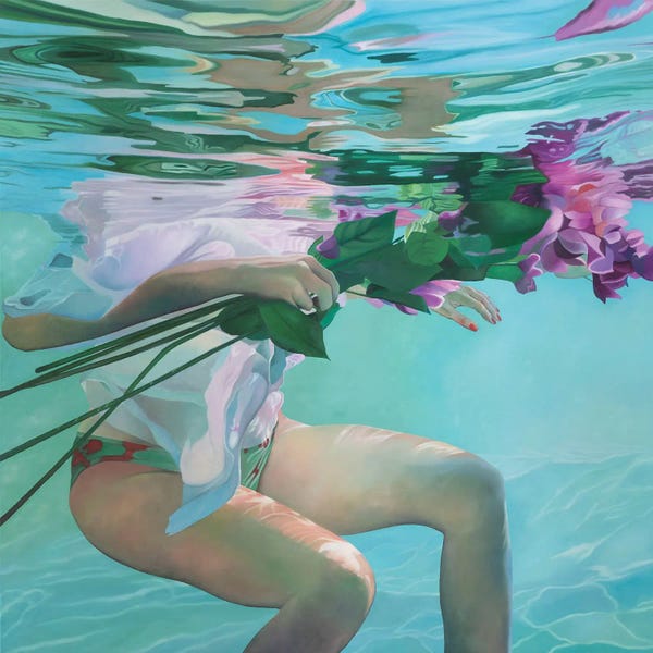 Calm Beneath The Surface: Fuchsia by Josep Moncada