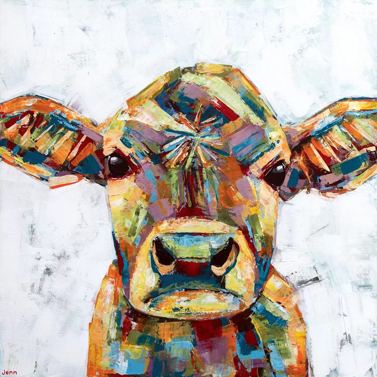 Jersey Cow- White