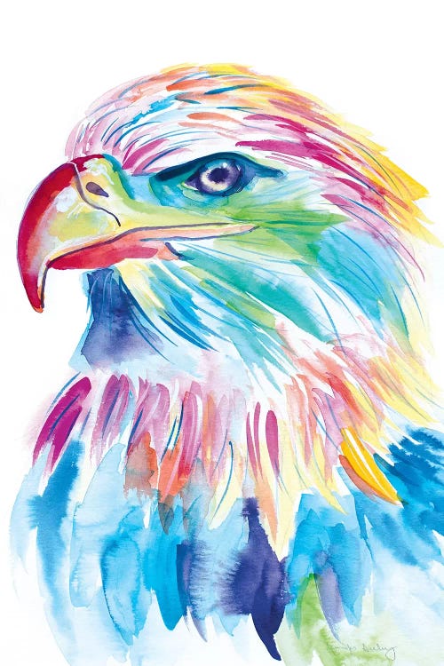 Watercolor Bald Eagle