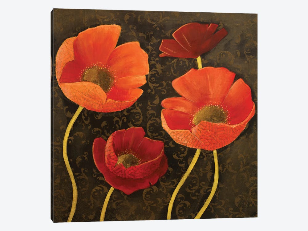 Gilded Floral II by Josefina 1-piece Canvas Wall Art