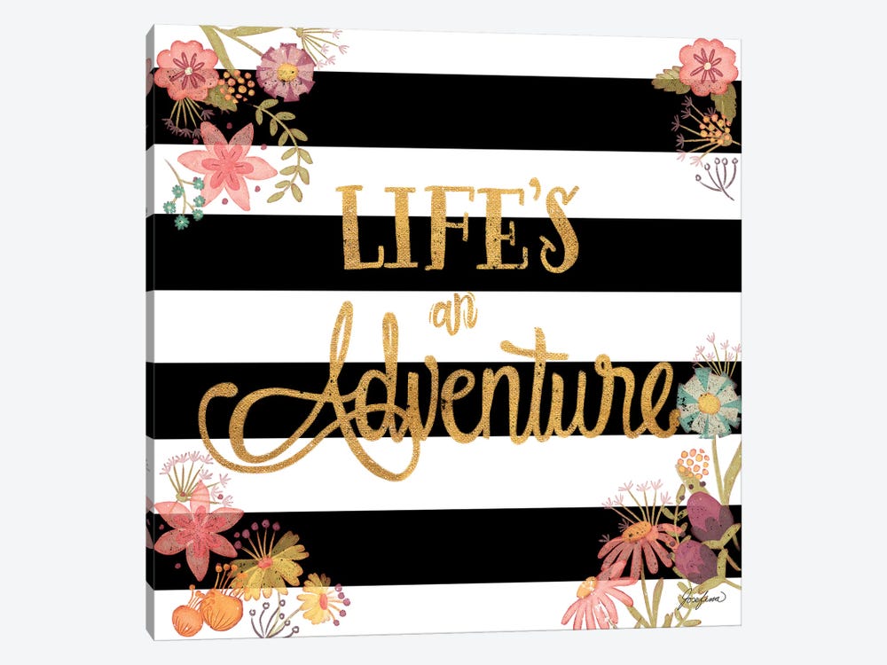 Life's an Adventure by Josefina 1-piece Canvas Art Print