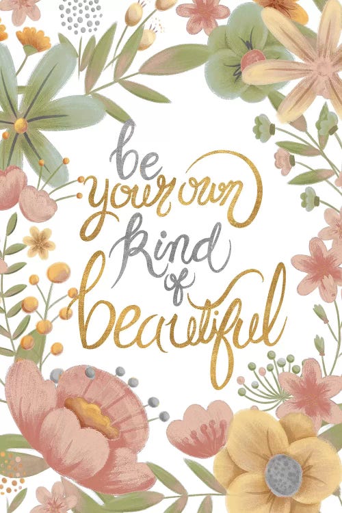 You're Beautiful (Pastels) by Josefina wall art