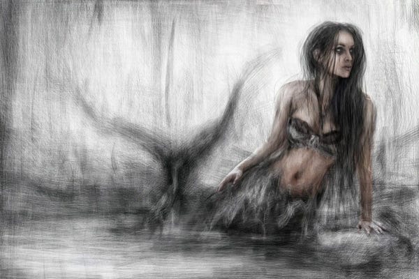 Goth Art: Mermaid by Justin Gedak