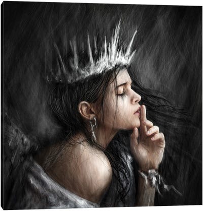 Queen Of Secrets Canvas Art Print - Justin Gedak