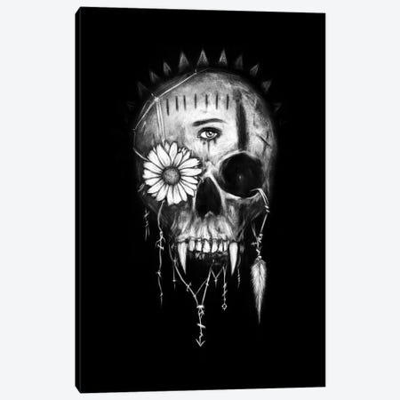 Vampire Skull Canvas Print #JSG36} by Justin Gedak Canvas Art
