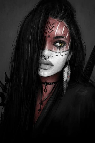 Dressed In Black by Justin Gedak canvas print