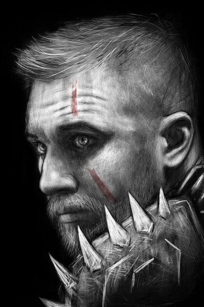 Self Portrait by Justin Gedak canvas print