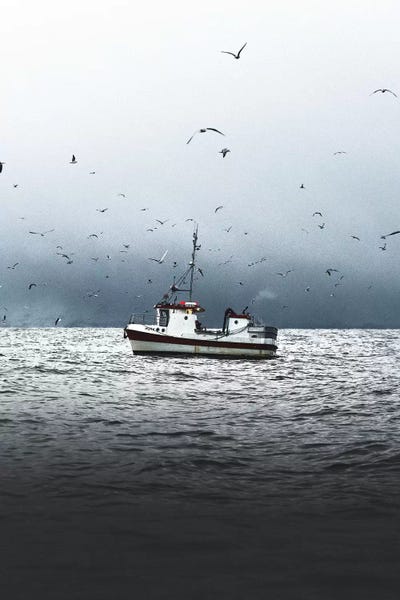 Joe Shutter: A Lonely Boat by Joe Shutter