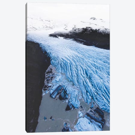 The Blue River Of Ice Canvas Print #JSH33} by Joe Shutter Canvas Wall Art