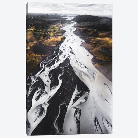 The Great River Canvas Print #JSH34} by Joe Shutter Canvas Art Print