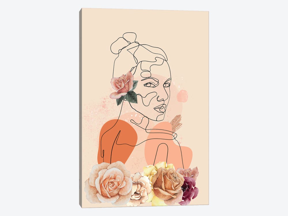 Floral Ambition I by Jesse Keith 1-piece Canvas Print