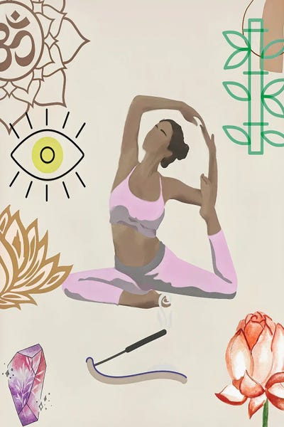 Yoga: Yoga Pose IV by Jesse Keith
