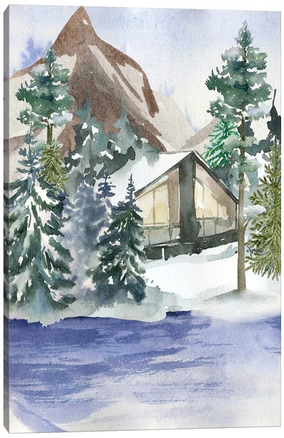 Hidden Cabin I Canvas Art Print