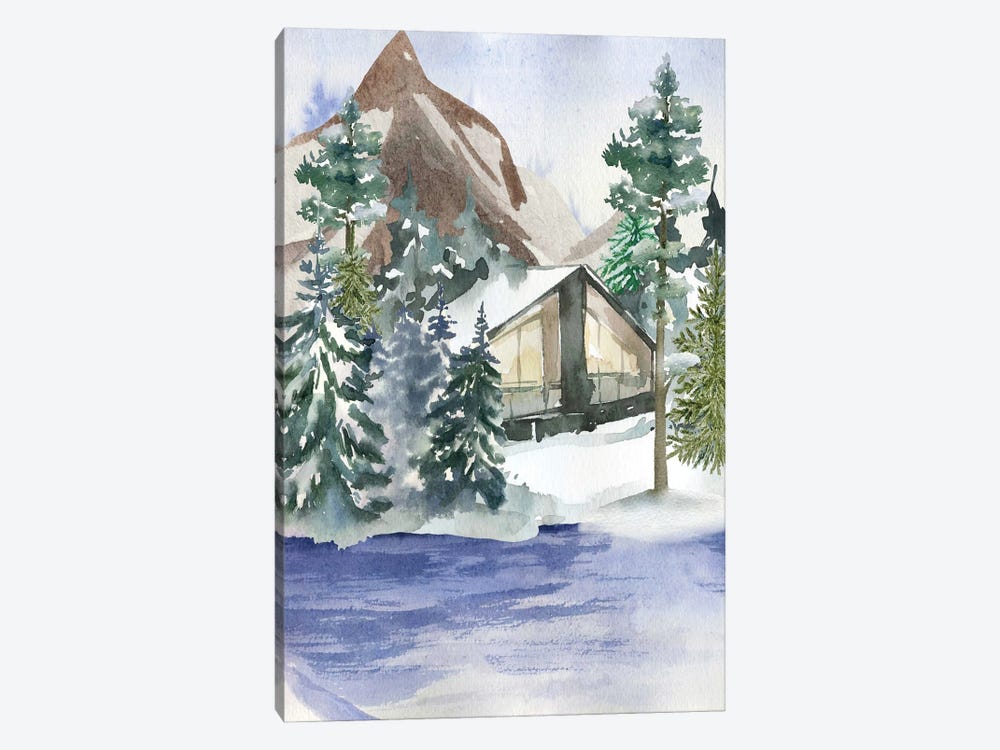 Hidden Cabin I by Jesse Keith 1-piece Canvas Wall Art