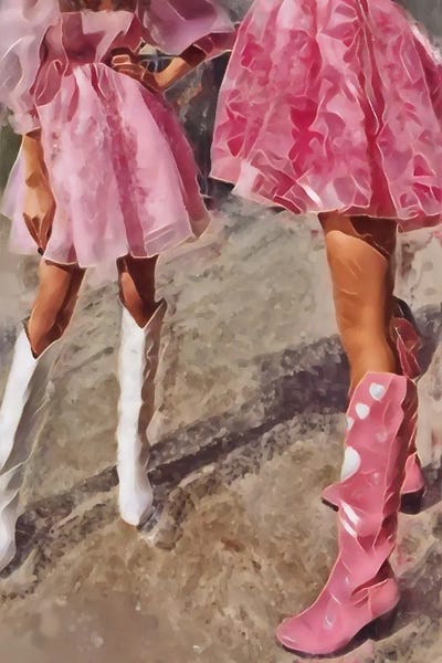 Boots: Pink Cowgirls by Jesse Keith