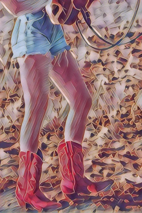 Rancher Gal by Jesse Keith wall art