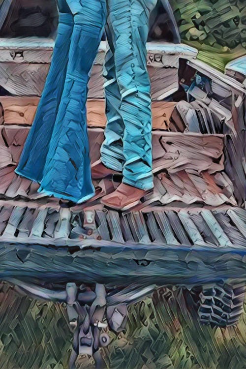 Truck Bed Kisses by Jesse Keith wall art